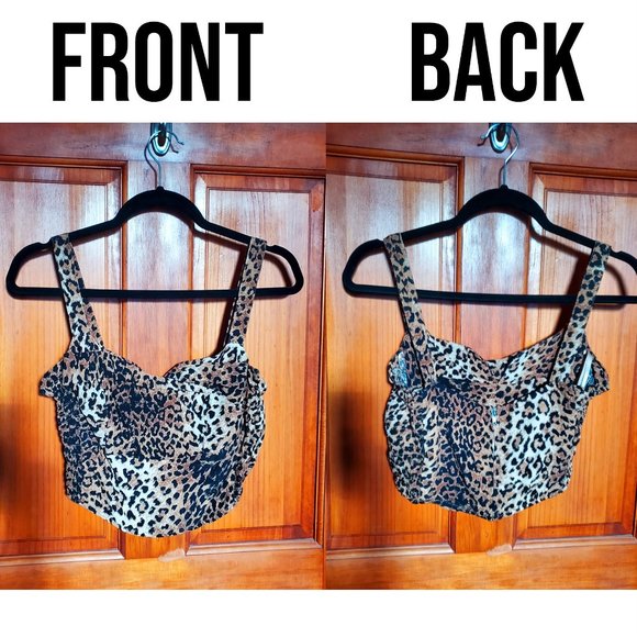 Trashy Diva Leopard Separates (SET) - Top S, Skirt 8 - Picture 3 of 6